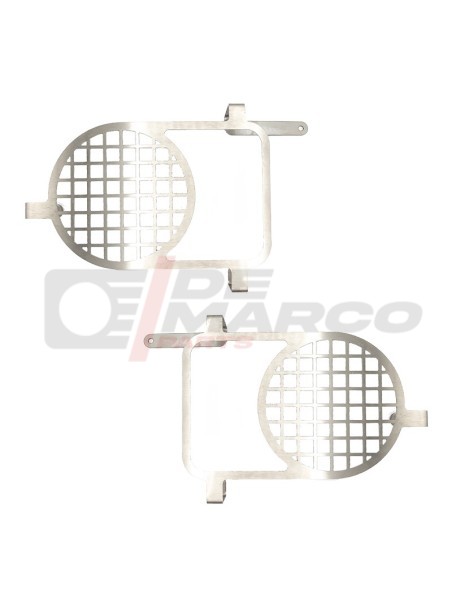 Headlight protection grills for Renault 4, pair