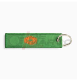 Renault 4L green key ring in cotton, fabric