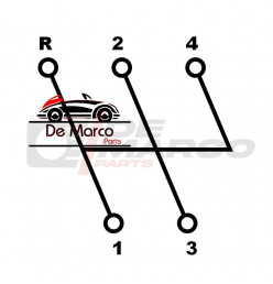 Supporto cambio Renault 4 dal 1967 al 1974