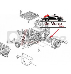 Joint d'étanchéité d'entrée d'arbre de transmission Renault 4, R5, R6, R15 et R16 (type 354 - HA0)